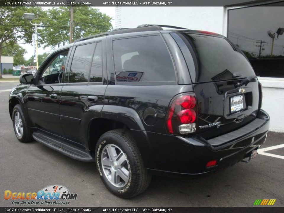 2007 Chevrolet TrailBlazer LT 4x4 Black / Ebony Photo #4