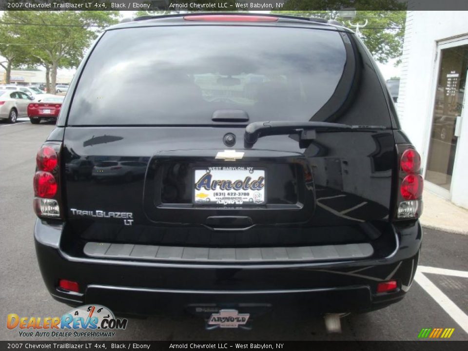 2007 Chevrolet TrailBlazer LT 4x4 Black / Ebony Photo #5