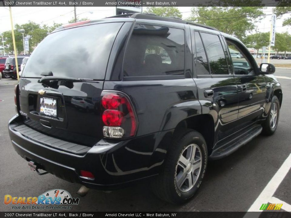2007 Chevrolet TrailBlazer LT 4x4 Black / Ebony Photo #6