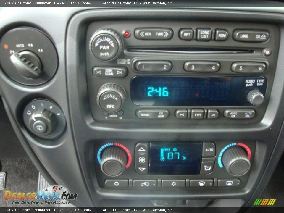 2007 Chevrolet TrailBlazer LT 4x4 Black / Ebony Photo #15