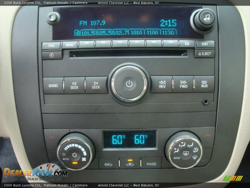 2006 Buick Lucerne CXL Platinum Metallic / Cashmere Photo #14