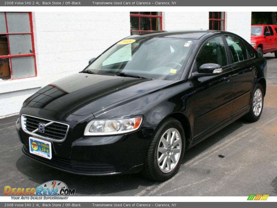 2008 Volvo S40 2.4i Black Stone / Off-Black Photo #1