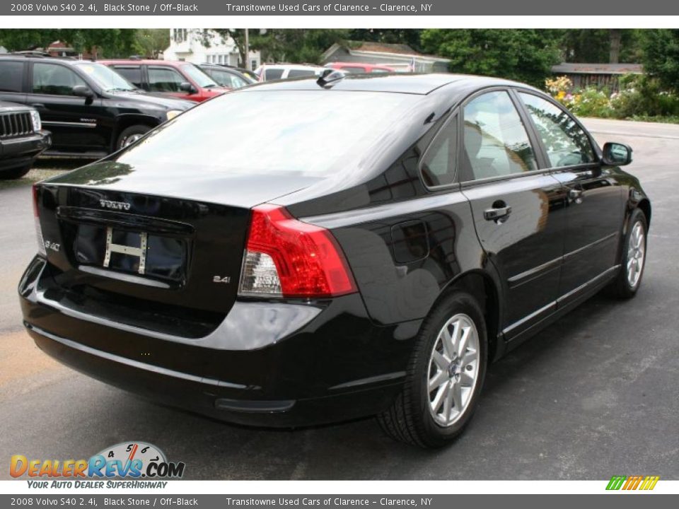2008 Volvo S40 2.4i Black Stone / Off-Black Photo #2