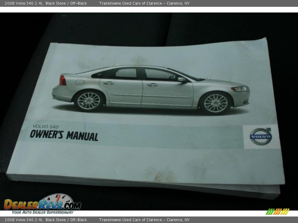 2008 Volvo S40 2.4i Black Stone / Off-Black Photo #4
