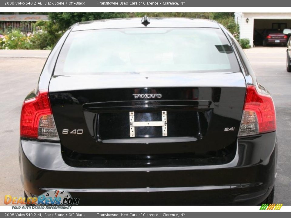 2008 Volvo S40 2.4i Black Stone / Off-Black Photo #9