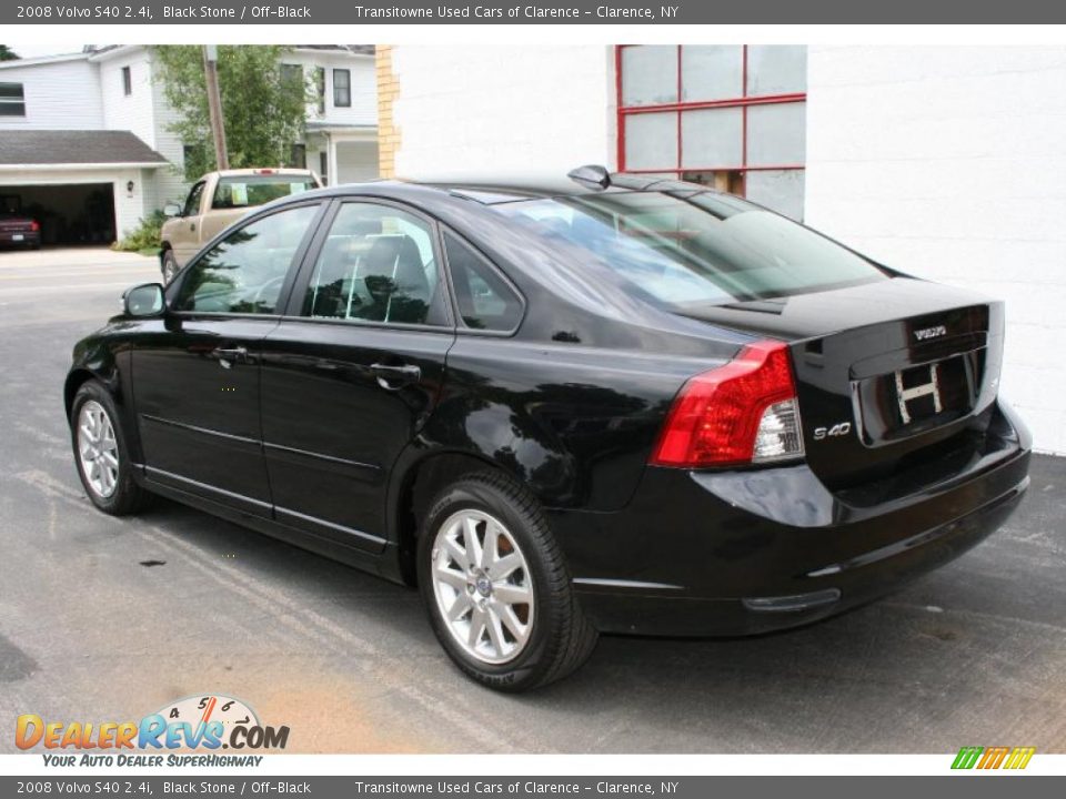 2008 Volvo S40 2.4i Black Stone / Off-Black Photo #14