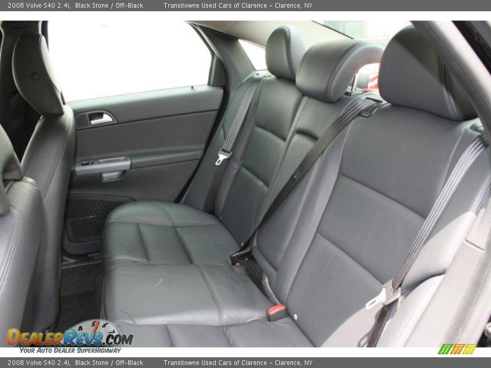 2008 Volvo S40 2.4i Black Stone / Off-Black Photo #15