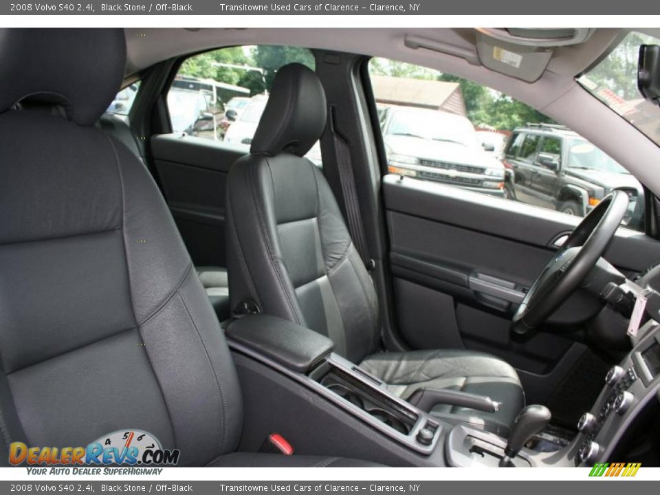 2008 Volvo S40 2.4i Black Stone / Off-Black Photo #19