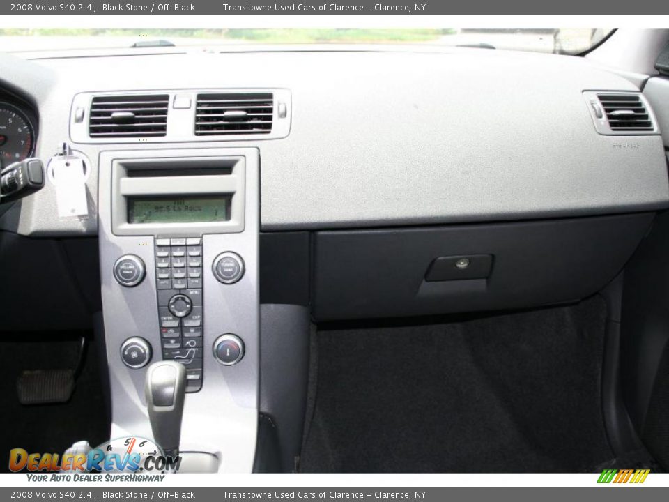 2008 Volvo S40 2.4i Black Stone / Off-Black Photo #20