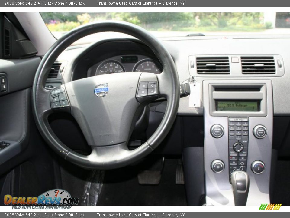 2008 Volvo S40 2.4i Black Stone / Off-Black Photo #21