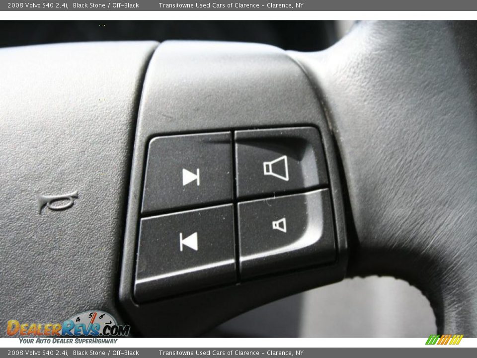 2008 Volvo S40 2.4i Black Stone / Off-Black Photo #23