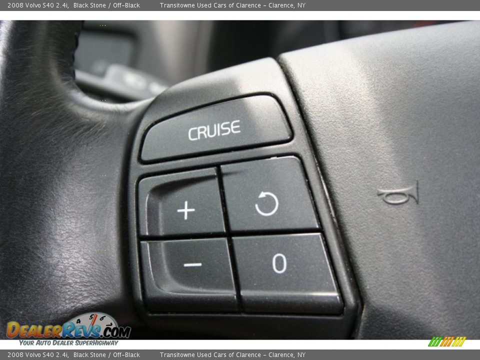 2008 Volvo S40 2.4i Black Stone / Off-Black Photo #24