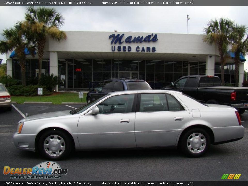 2002 Cadillac DeVille Sedan Sterling Metallic / Dark Gray Photo #1