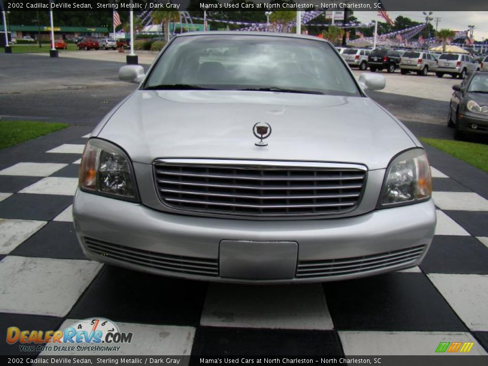 2002 Cadillac DeVille Sedan Sterling Metallic / Dark Gray Photo #4