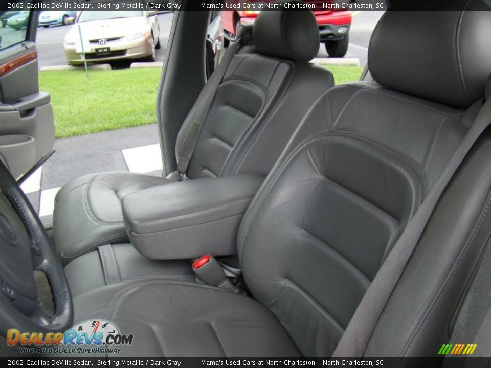 2002 Cadillac DeVille Sedan Sterling Metallic / Dark Gray Photo #12