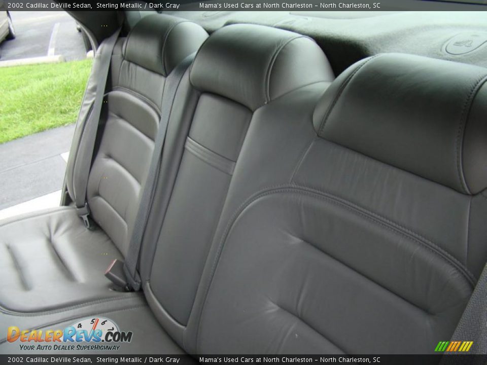 2002 Cadillac DeVille Sedan Sterling Metallic / Dark Gray Photo #15