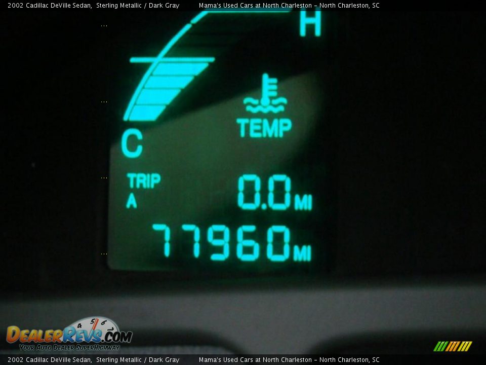 2002 Cadillac DeVille Sedan Sterling Metallic / Dark Gray Photo #27