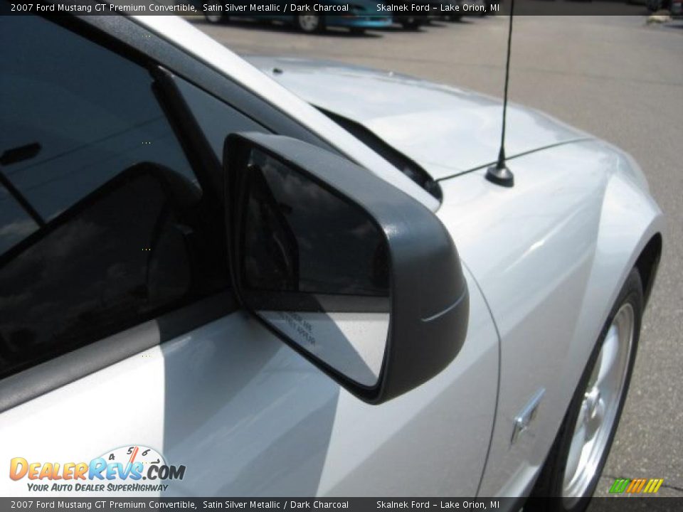 2007 Ford Mustang GT Premium Convertible Satin Silver Metallic / Dark Charcoal Photo #15