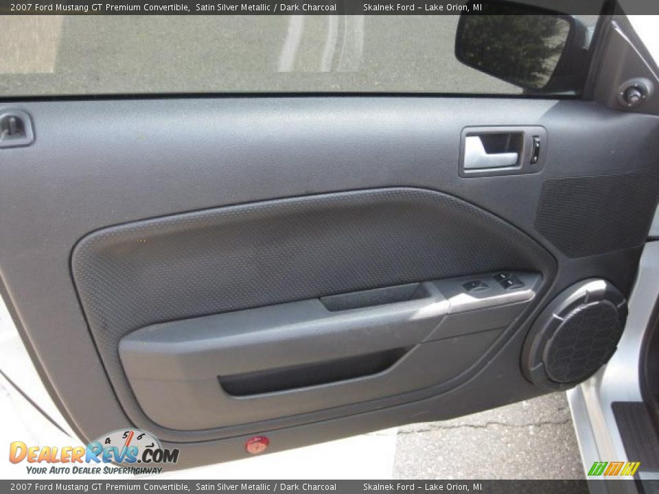 2007 Ford Mustang GT Premium Convertible Satin Silver Metallic / Dark Charcoal Photo #20