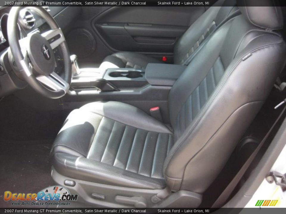 2007 Ford Mustang GT Premium Convertible Satin Silver Metallic / Dark Charcoal Photo #21