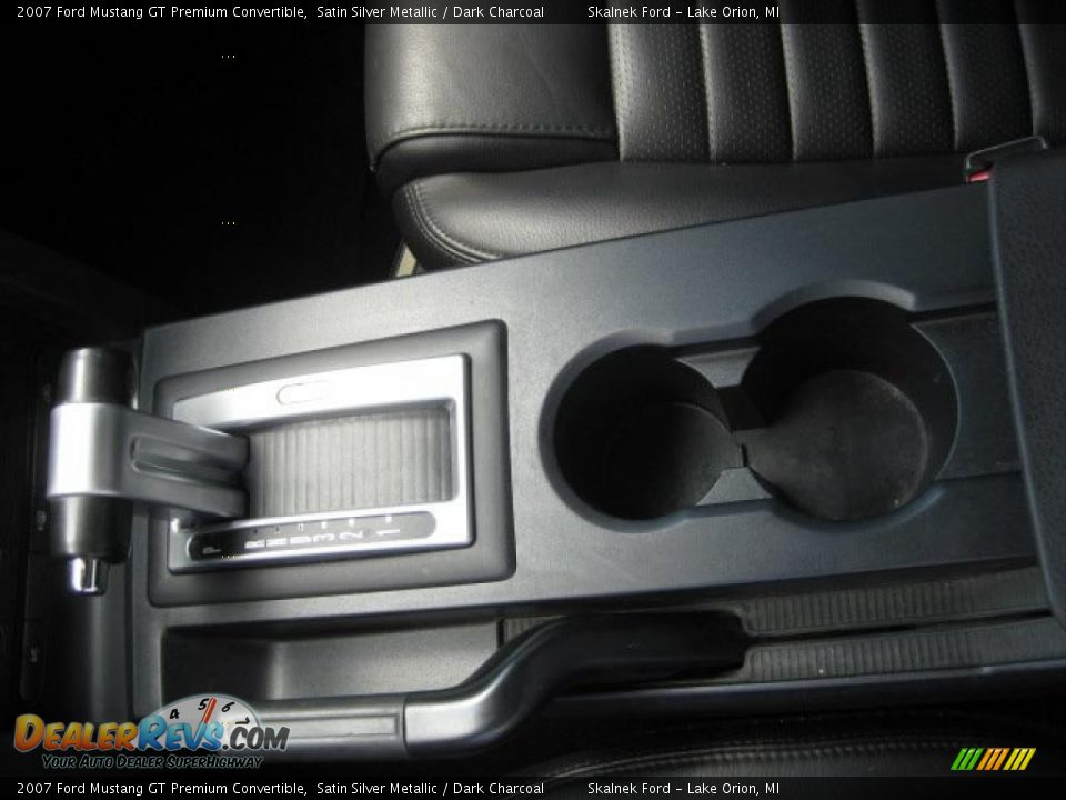 2007 Ford Mustang GT Premium Convertible Satin Silver Metallic / Dark Charcoal Photo #28