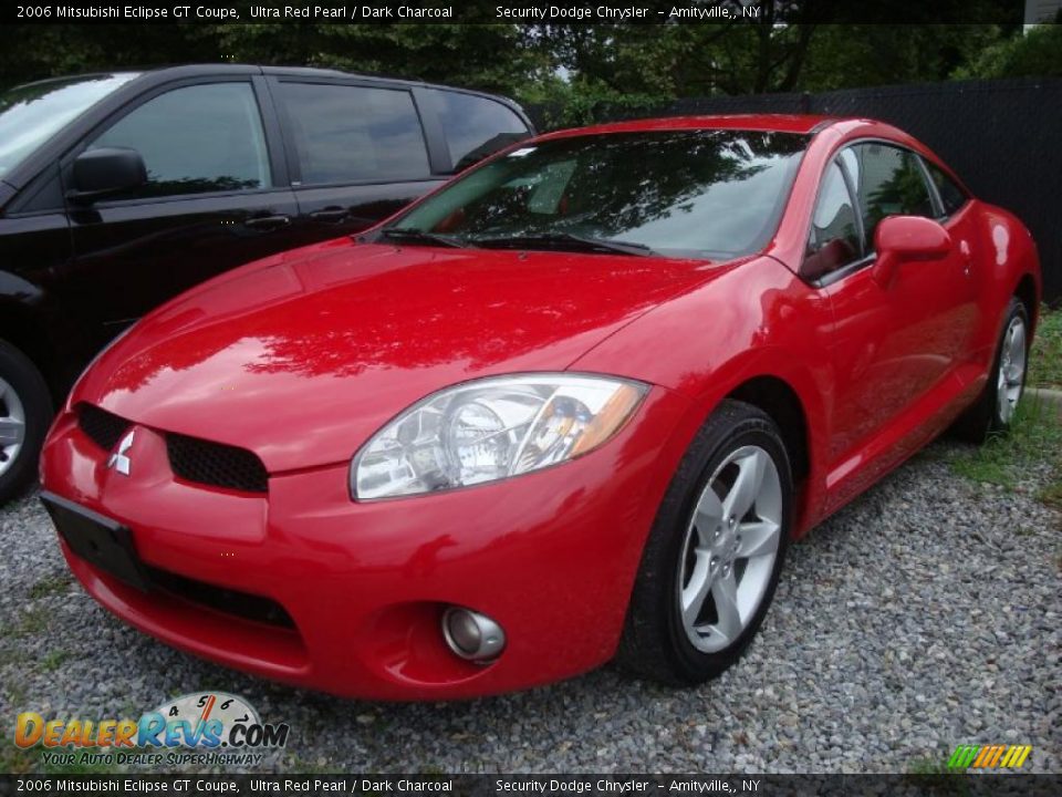 2006 Mitsubishi Eclipse GT Coupe Ultra Red Pearl / Dark Charcoal Photo #1