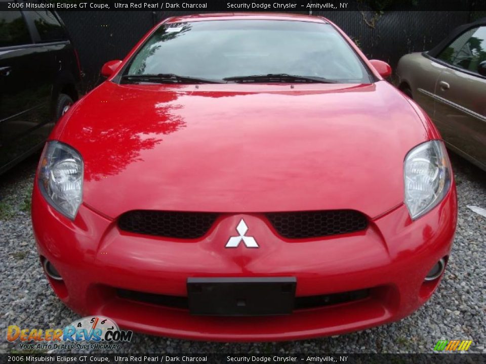 2006 Mitsubishi Eclipse GT Coupe Ultra Red Pearl / Dark Charcoal Photo #2