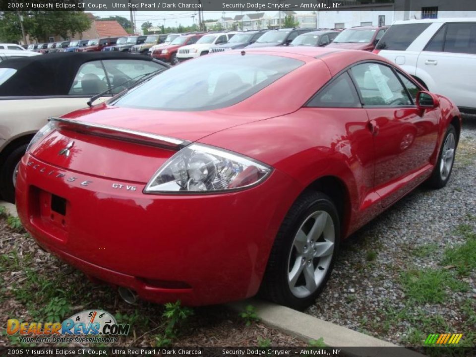 2006 Mitsubishi Eclipse GT Coupe Ultra Red Pearl / Dark Charcoal Photo #4