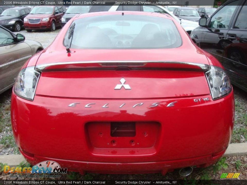 2006 Mitsubishi Eclipse GT Coupe Ultra Red Pearl / Dark Charcoal Photo #5
