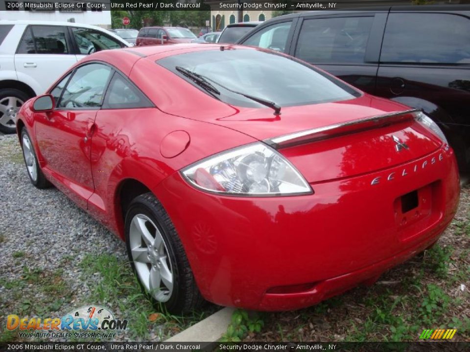 2006 Mitsubishi Eclipse GT Coupe Ultra Red Pearl / Dark Charcoal Photo #6
