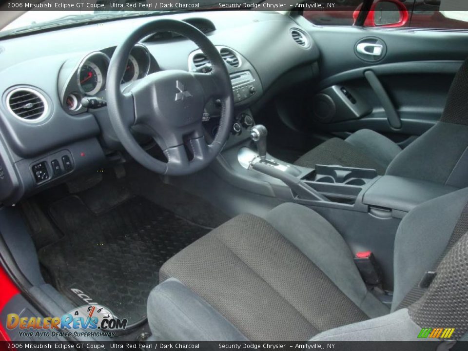 2006 Mitsubishi Eclipse GT Coupe Ultra Red Pearl / Dark Charcoal Photo #8