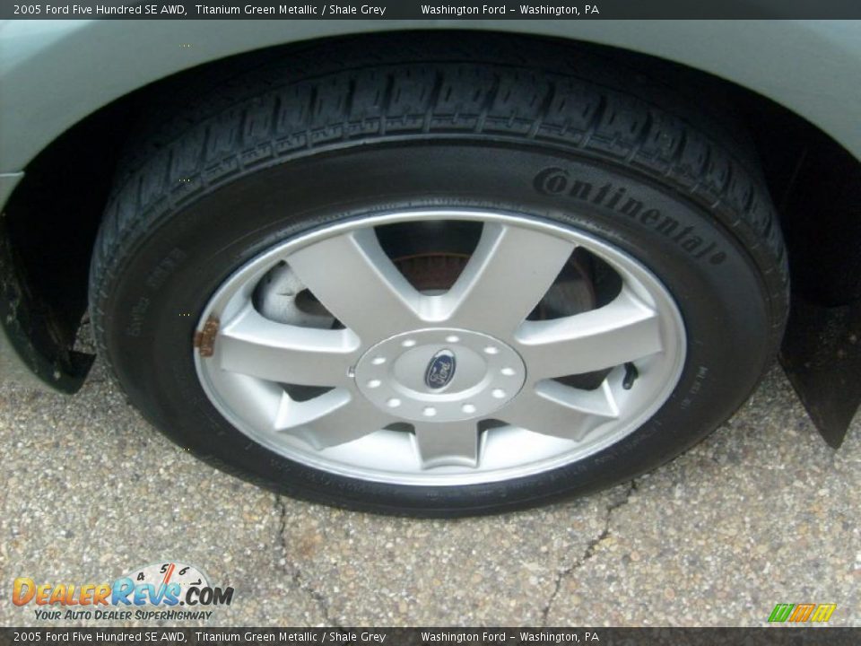 2005 Ford Five Hundred SE AWD Titanium Green Metallic / Shale Grey Photo #8