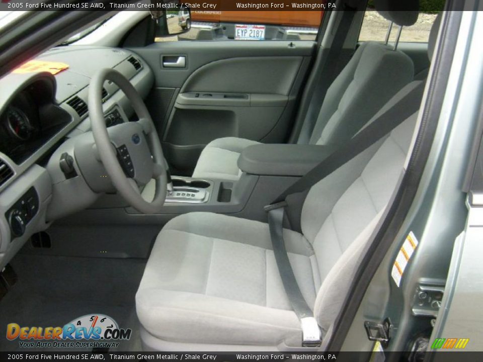 2005 Ford Five Hundred SE AWD Titanium Green Metallic / Shale Grey Photo #9