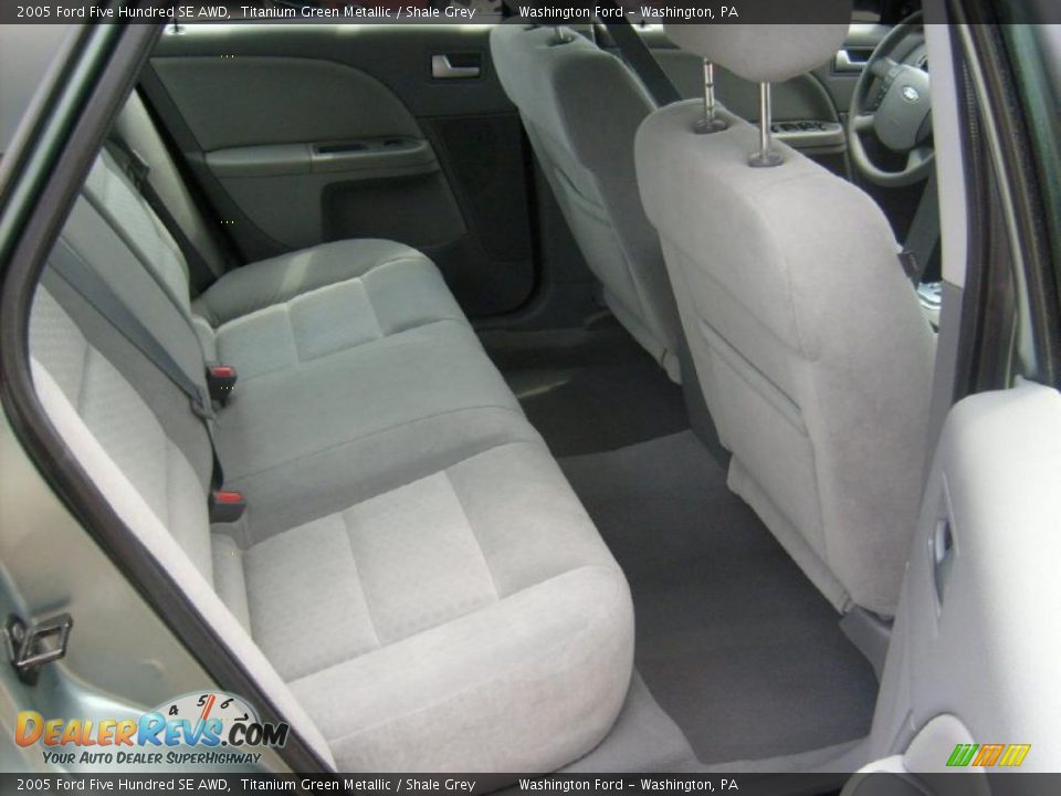 2005 Ford Five Hundred SE AWD Titanium Green Metallic / Shale Grey Photo #15