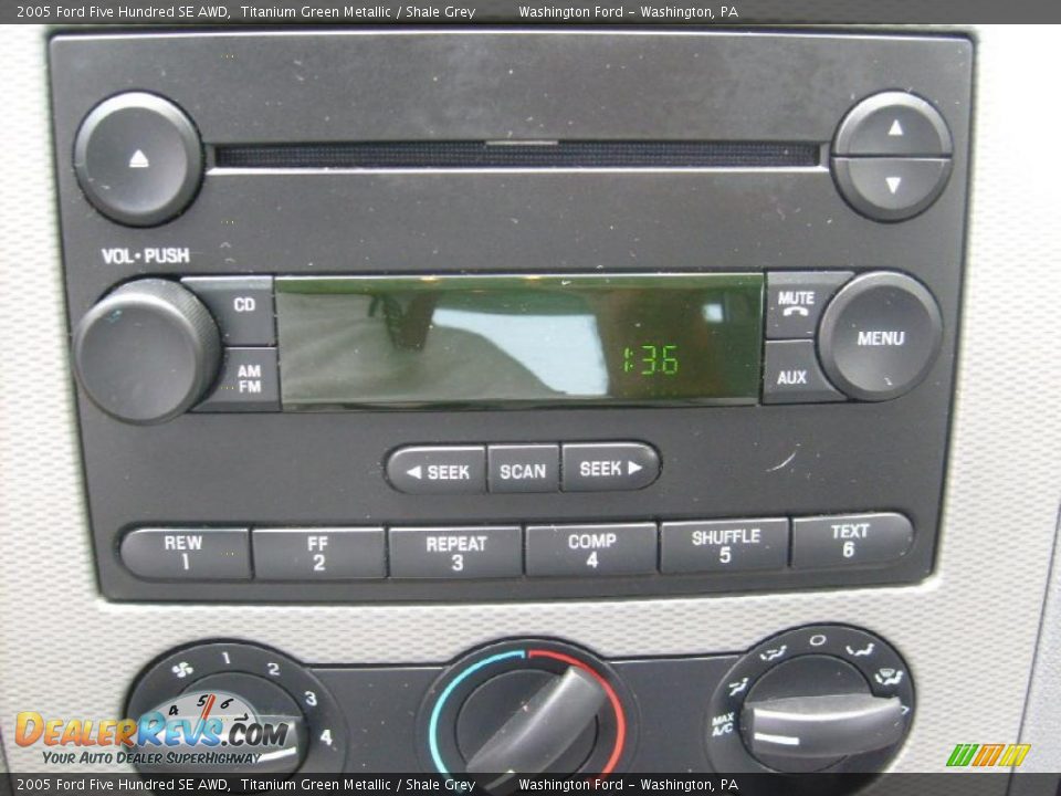 2005 Ford Five Hundred SE AWD Titanium Green Metallic / Shale Grey Photo #19