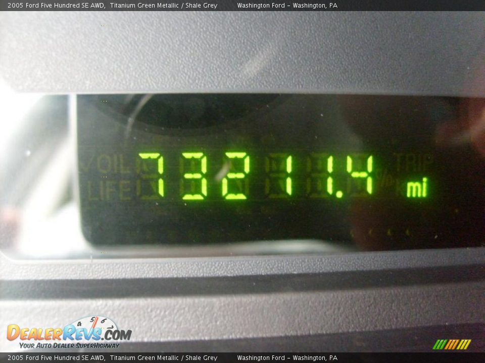 2005 Ford Five Hundred SE AWD Titanium Green Metallic / Shale Grey Photo #20