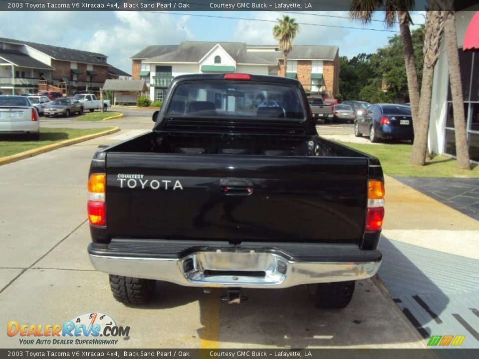 2003 Toyota Tacoma V6 Xtracab 4x4 Black Sand Pearl / Oak Photo #2