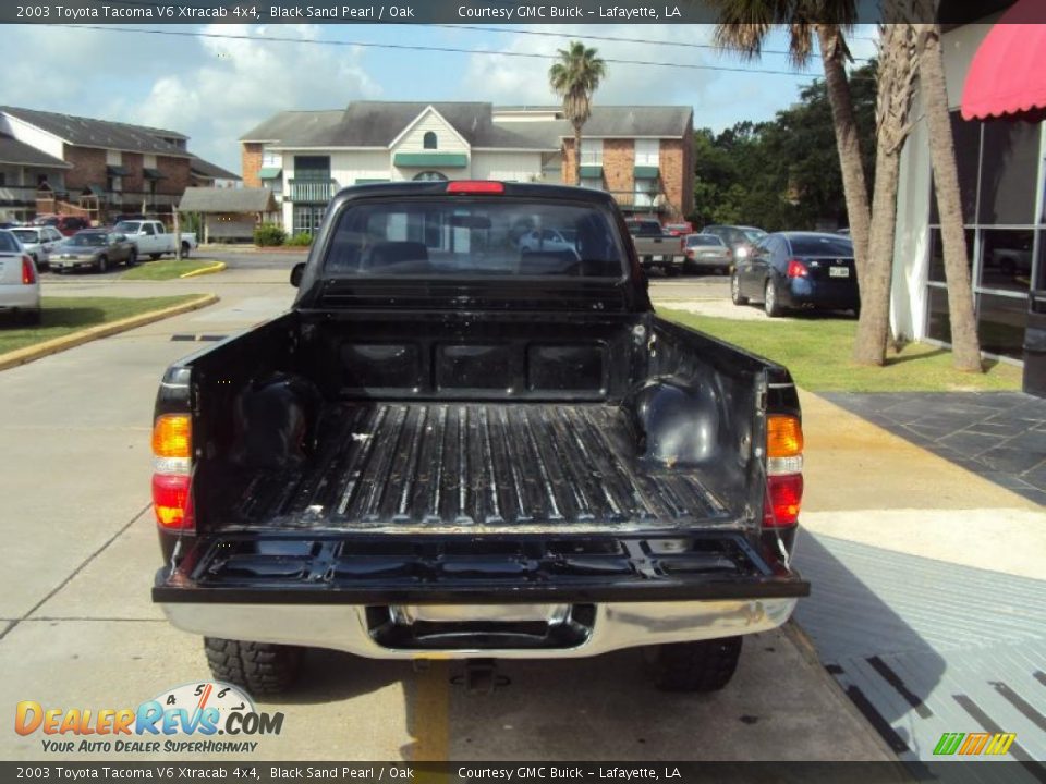 2003 Toyota Tacoma V6 Xtracab 4x4 Black Sand Pearl / Oak Photo #3