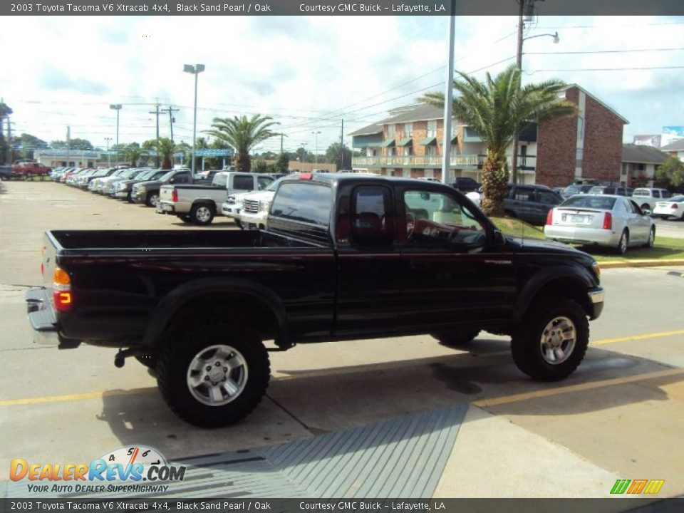 2003 Toyota Tacoma V6 Xtracab 4x4 Black Sand Pearl / Oak Photo #4
