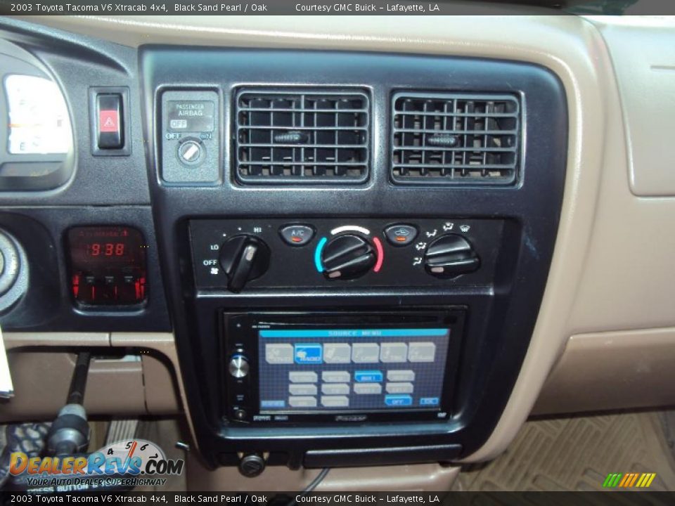 2003 Toyota Tacoma V6 Xtracab 4x4 Black Sand Pearl / Oak Photo #12