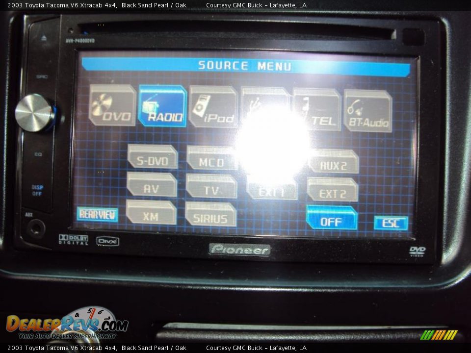 2003 Toyota Tacoma V6 Xtracab 4x4 Black Sand Pearl / Oak Photo #13