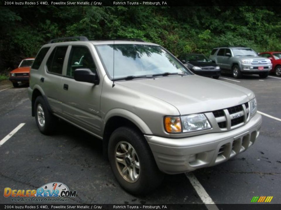 2004 Isuzu Rodeo S 4WD Powellite Silver Metallic / Gray Photo #6