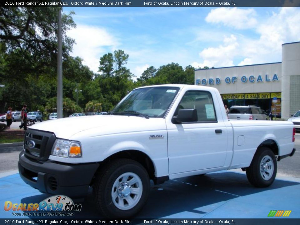 2010 Ford Ranger XL Regular Cab Oxford White / Medium Dark Flint Photo #1