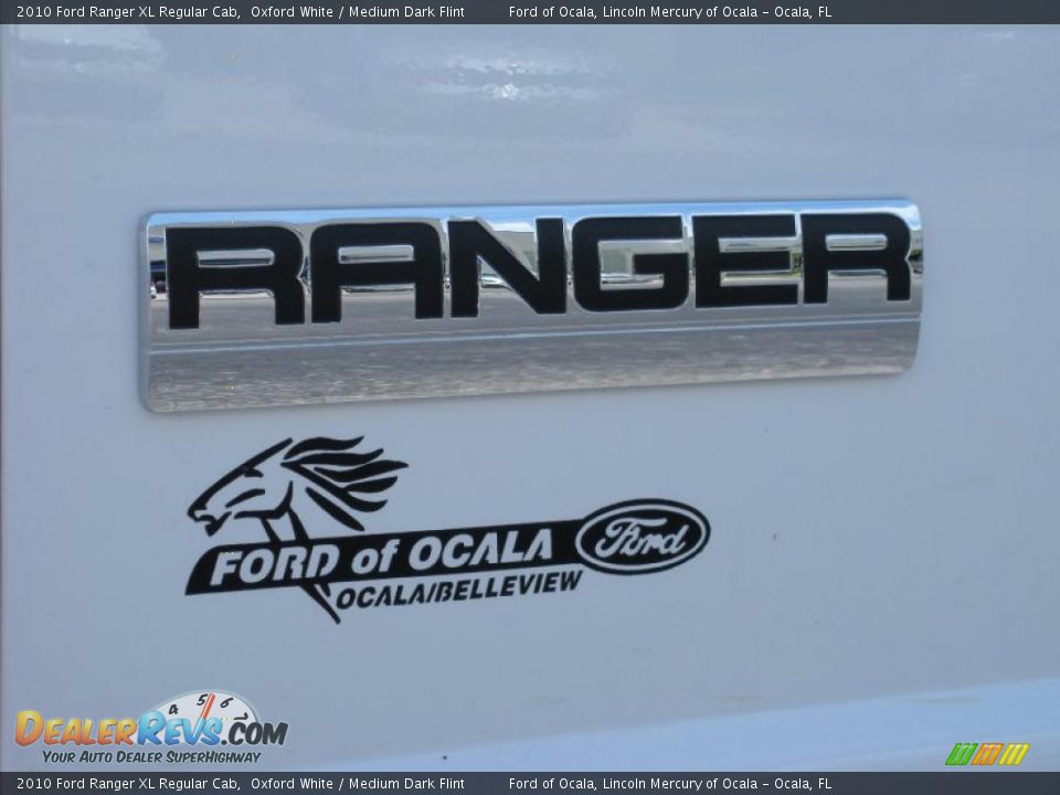2010 Ford Ranger XL Regular Cab Oxford White / Medium Dark Flint Photo #4