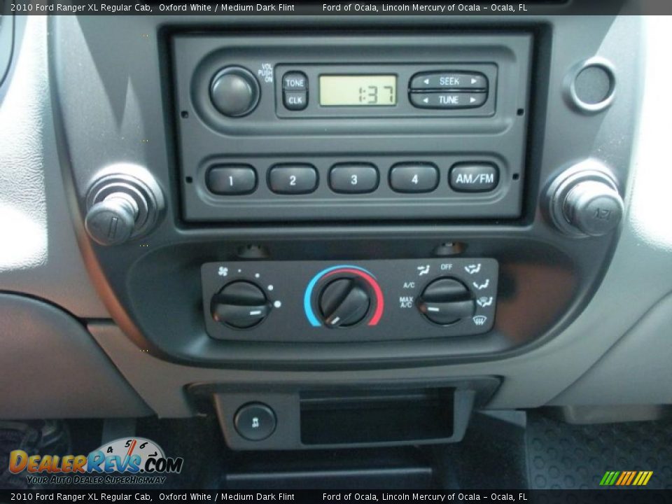 2010 Ford Ranger XL Regular Cab Oxford White / Medium Dark Flint Photo #8