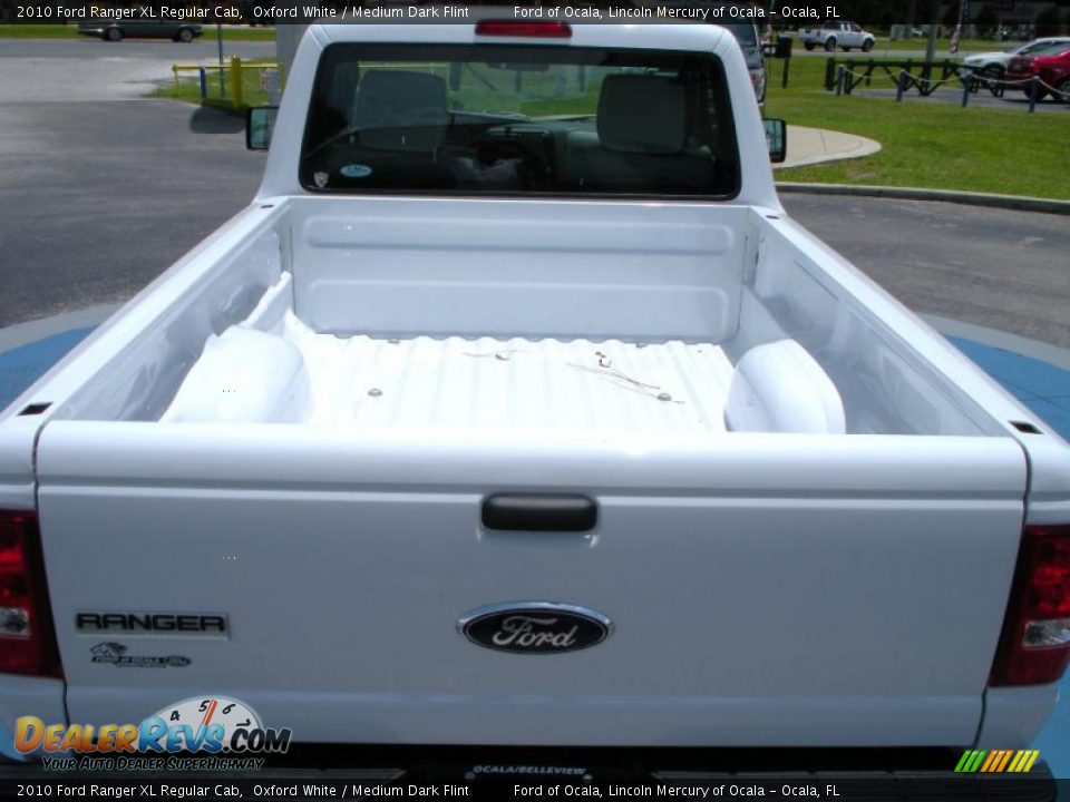 2010 Ford Ranger XL Regular Cab Oxford White / Medium Dark Flint Photo #9