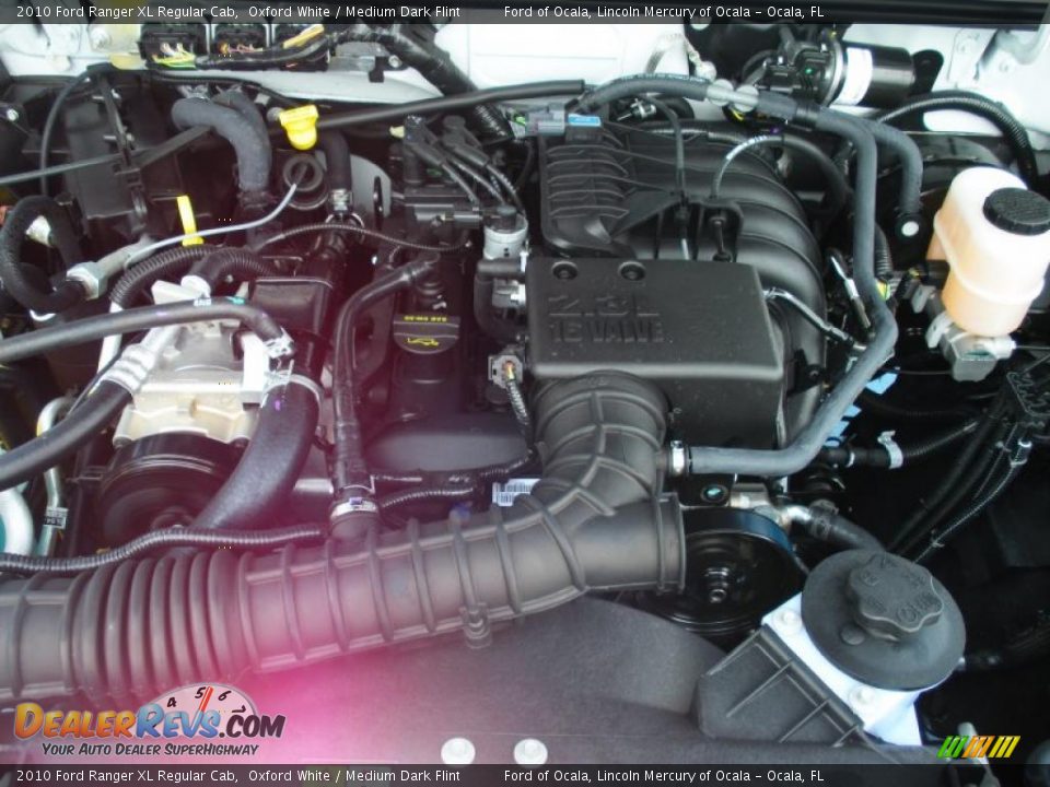 2010 Ford Ranger XL Regular Cab Oxford White / Medium Dark Flint Photo #10