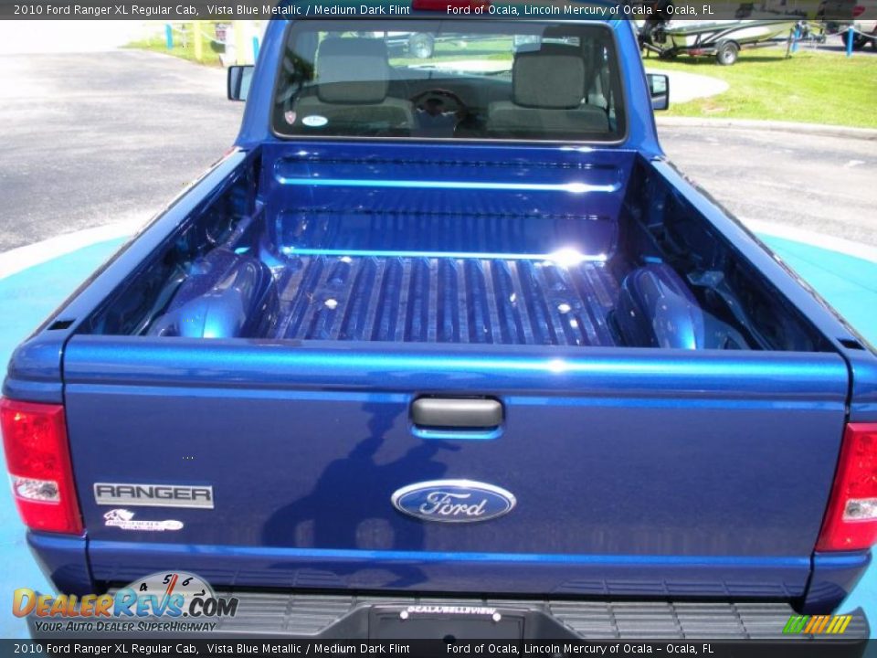 2010 Ford Ranger XL Regular Cab Vista Blue Metallic / Medium Dark Flint Photo #9