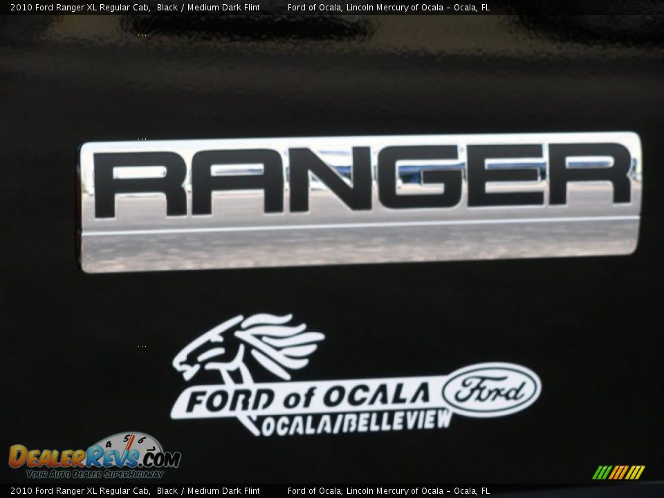 2010 Ford Ranger XL Regular Cab Black / Medium Dark Flint Photo #4