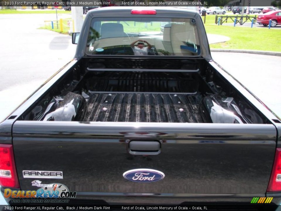 2010 Ford Ranger XL Regular Cab Black / Medium Dark Flint Photo #9